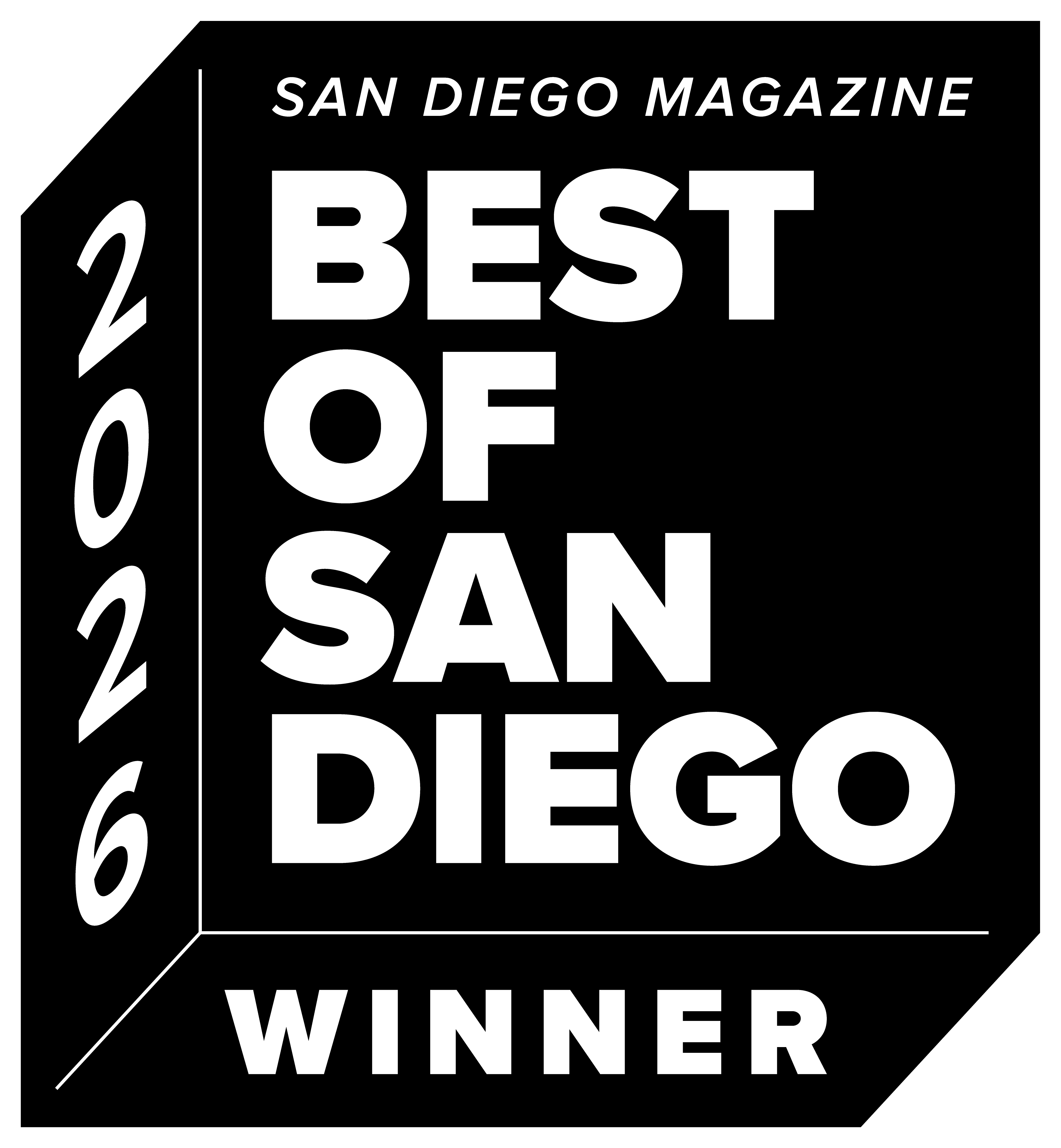 San Diego Magazine 2026 Best of San Diego Winner